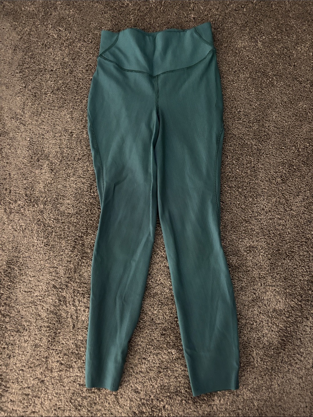lululemon athletica teal high-waist leggings